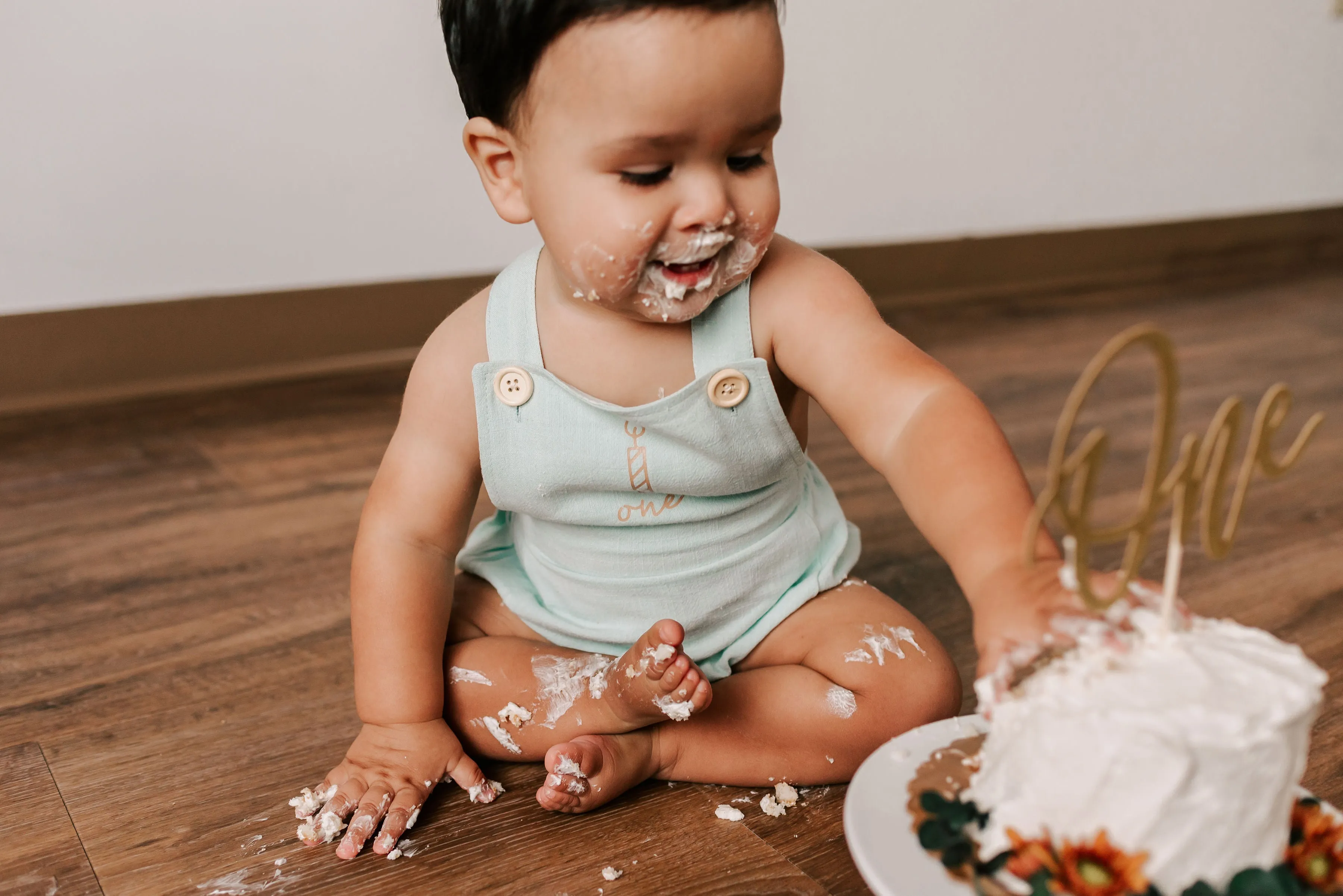 1st Birthday | Summer Bubble Rompers