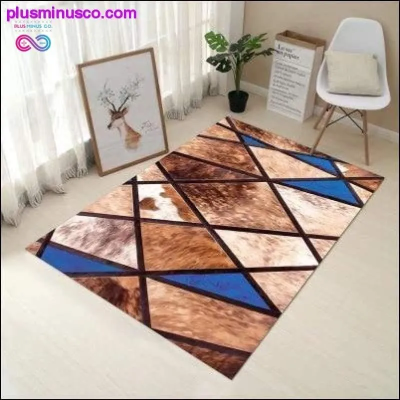 Decorative 3D Printing Anti-Slip Rug Carpet