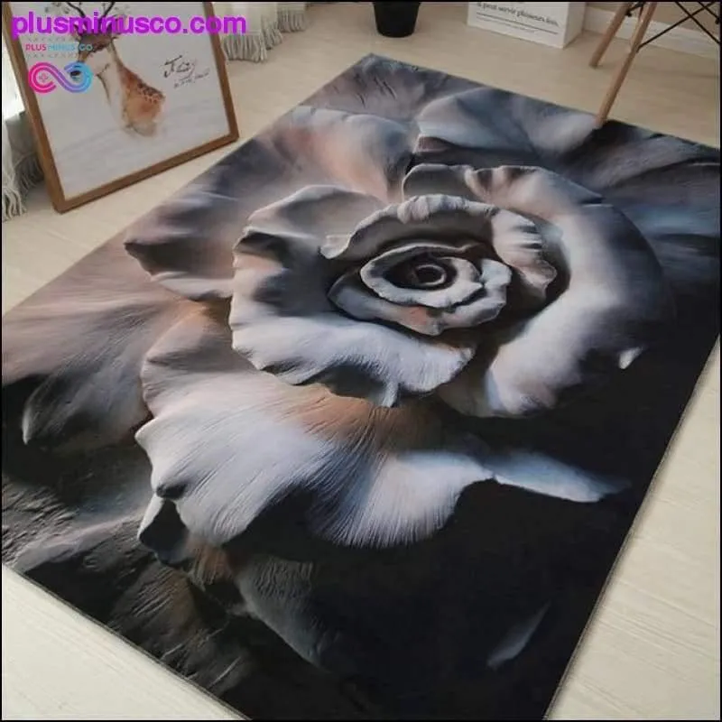 Decorative 3D Printing Anti-Slip Rug Carpet