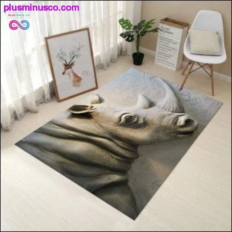 Decorative 3D Printing Anti-Slip Rug Carpet