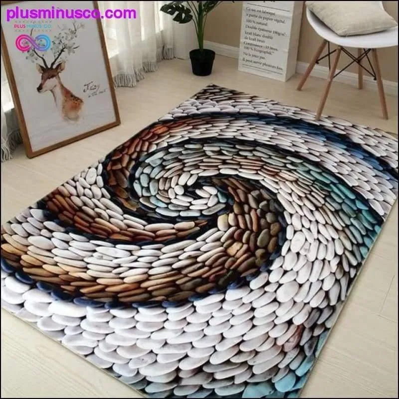 Decorative 3D Printing Anti-Slip Rug Carpet