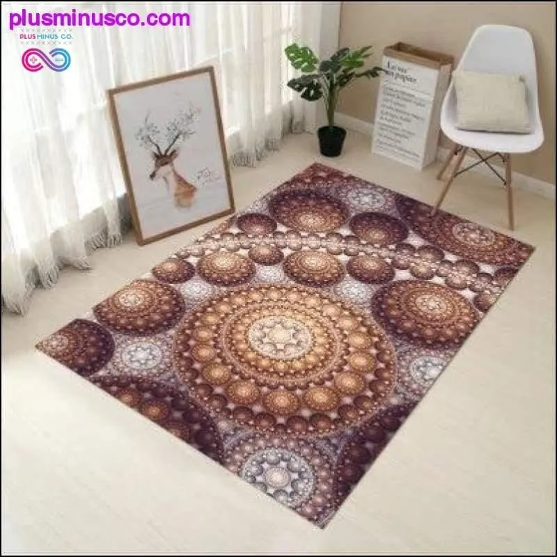 Decorative 3D Printing Anti-Slip Rug Carpet