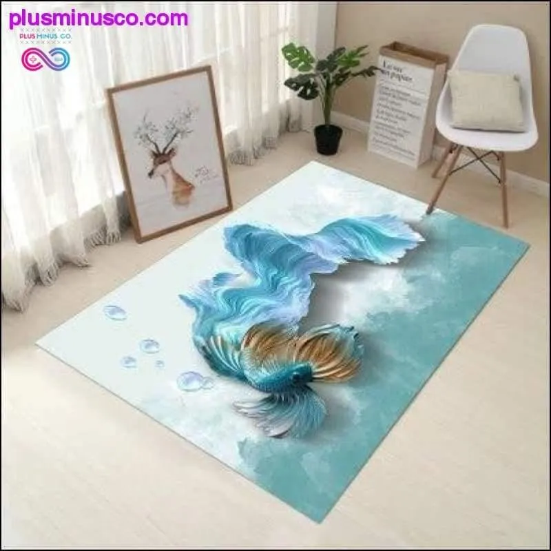 Decorative 3D Printing Anti-Slip Rug Carpet