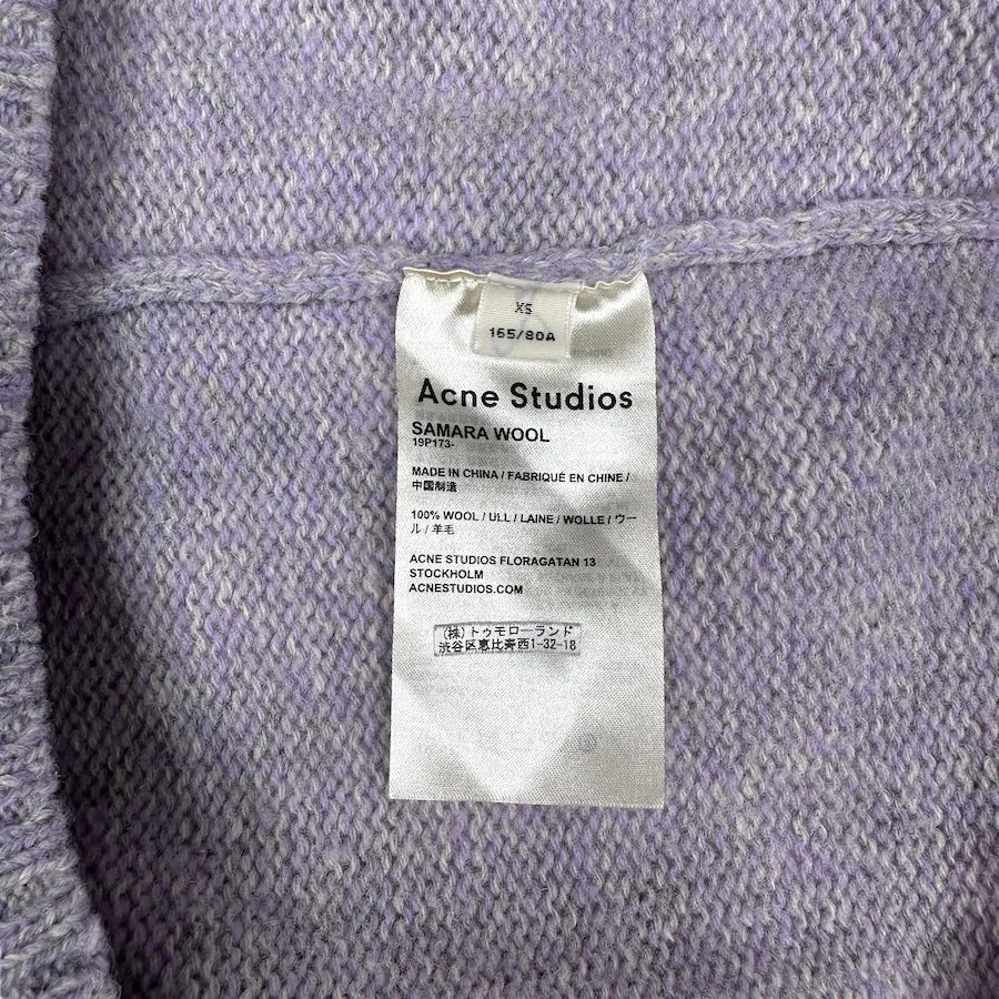 Light Lavender Samara Knit by Acne Studios