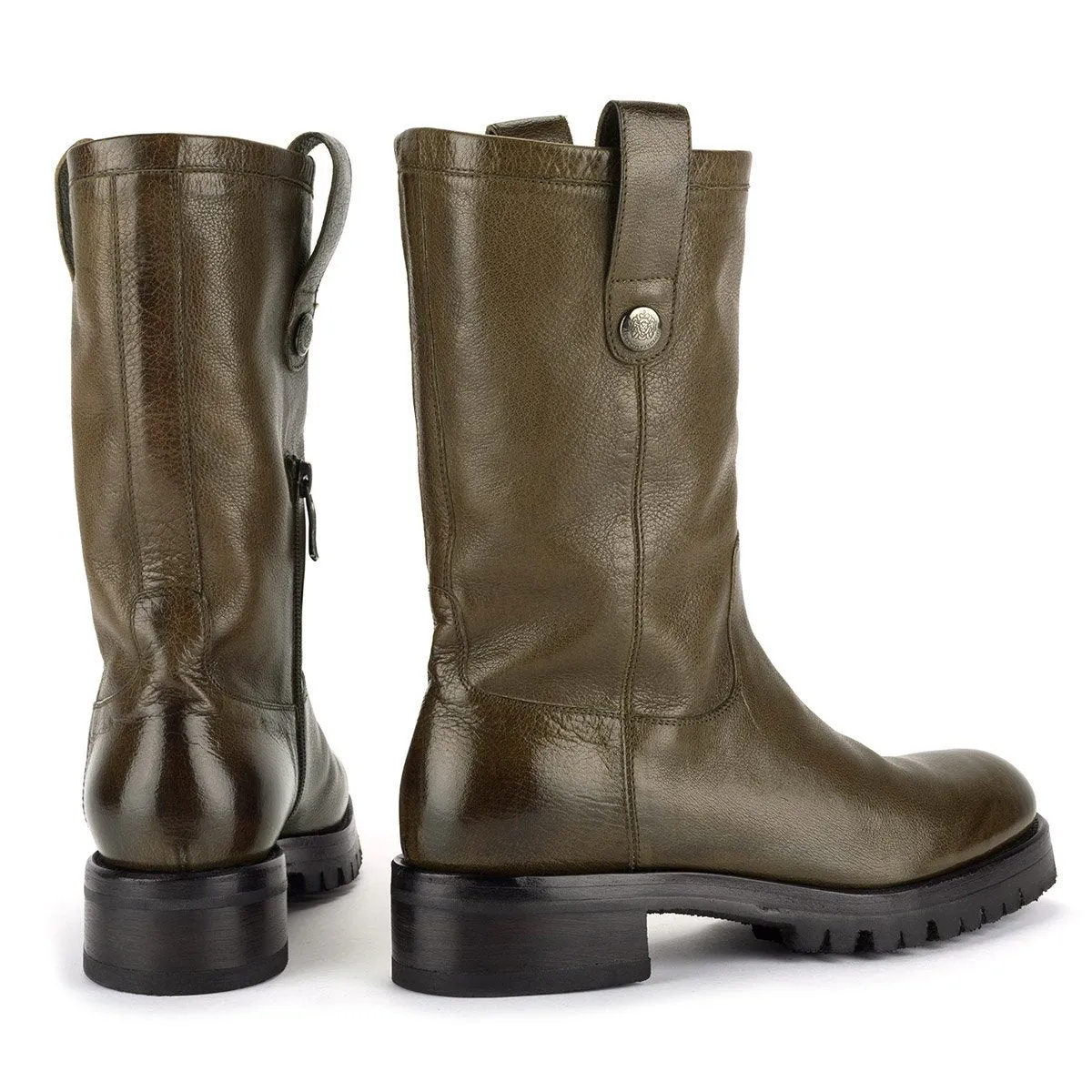 AMINA Military Biker Boots