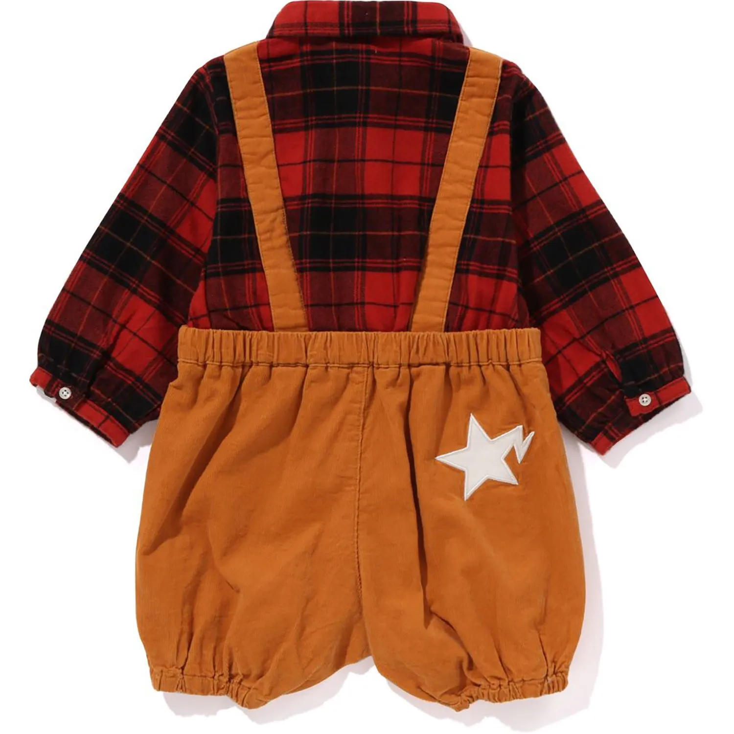 APE HEAD SUSPENDERS PANTS LAYERED KIDS