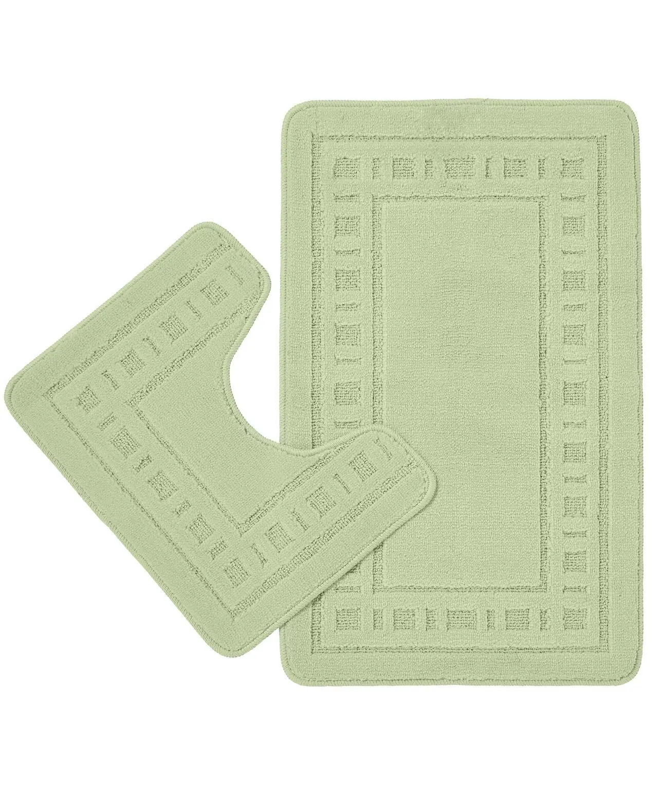 Armoni Anti-Skid Pedestal and Bath Mat Set