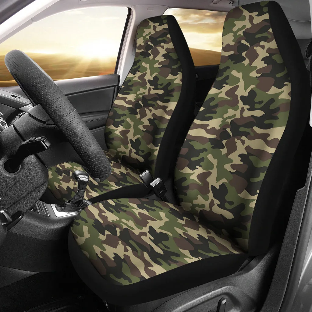 Army Camo Car Seat Cover