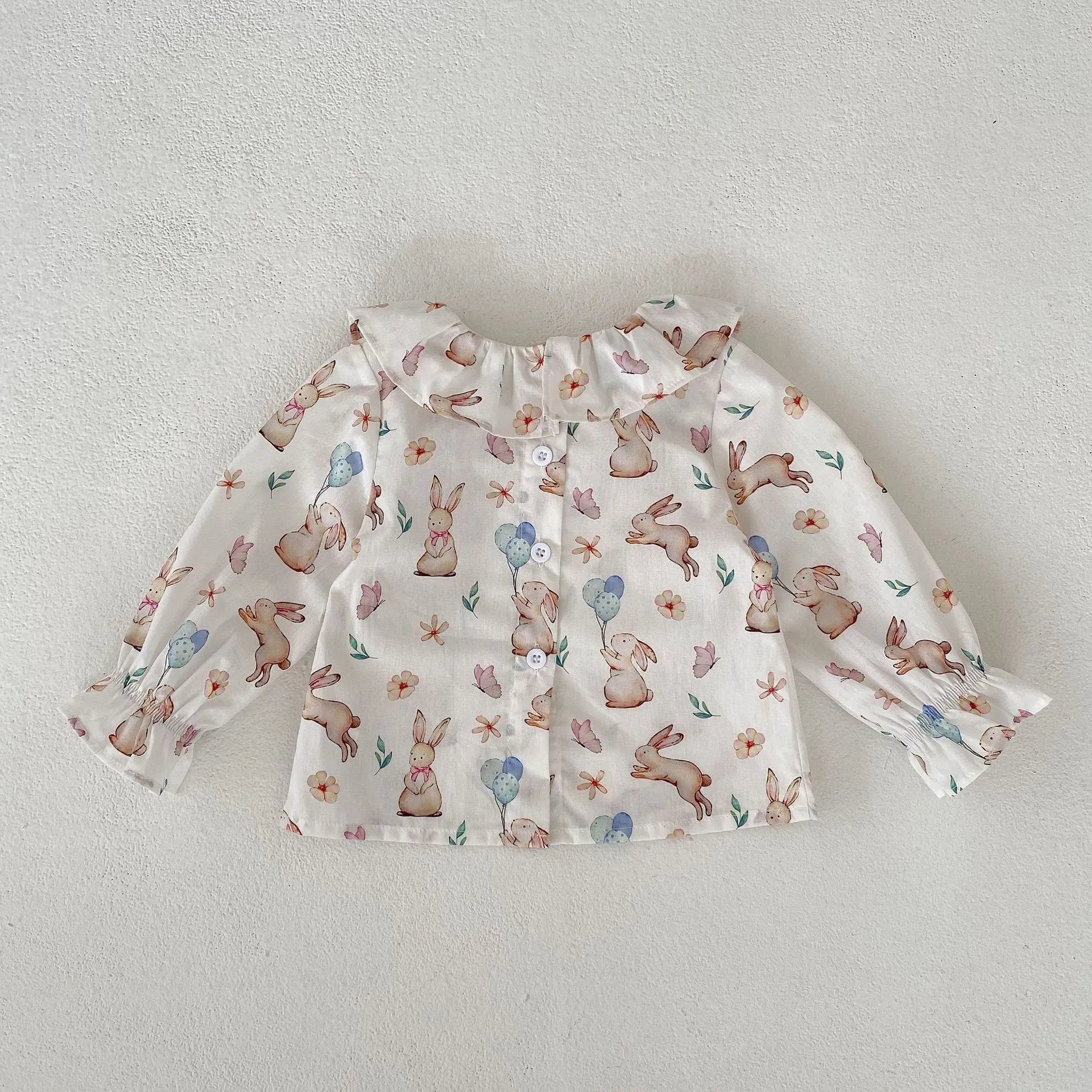 Wholesale Baby Girls Solid Color Animals Print Tops And Rompers 230828139