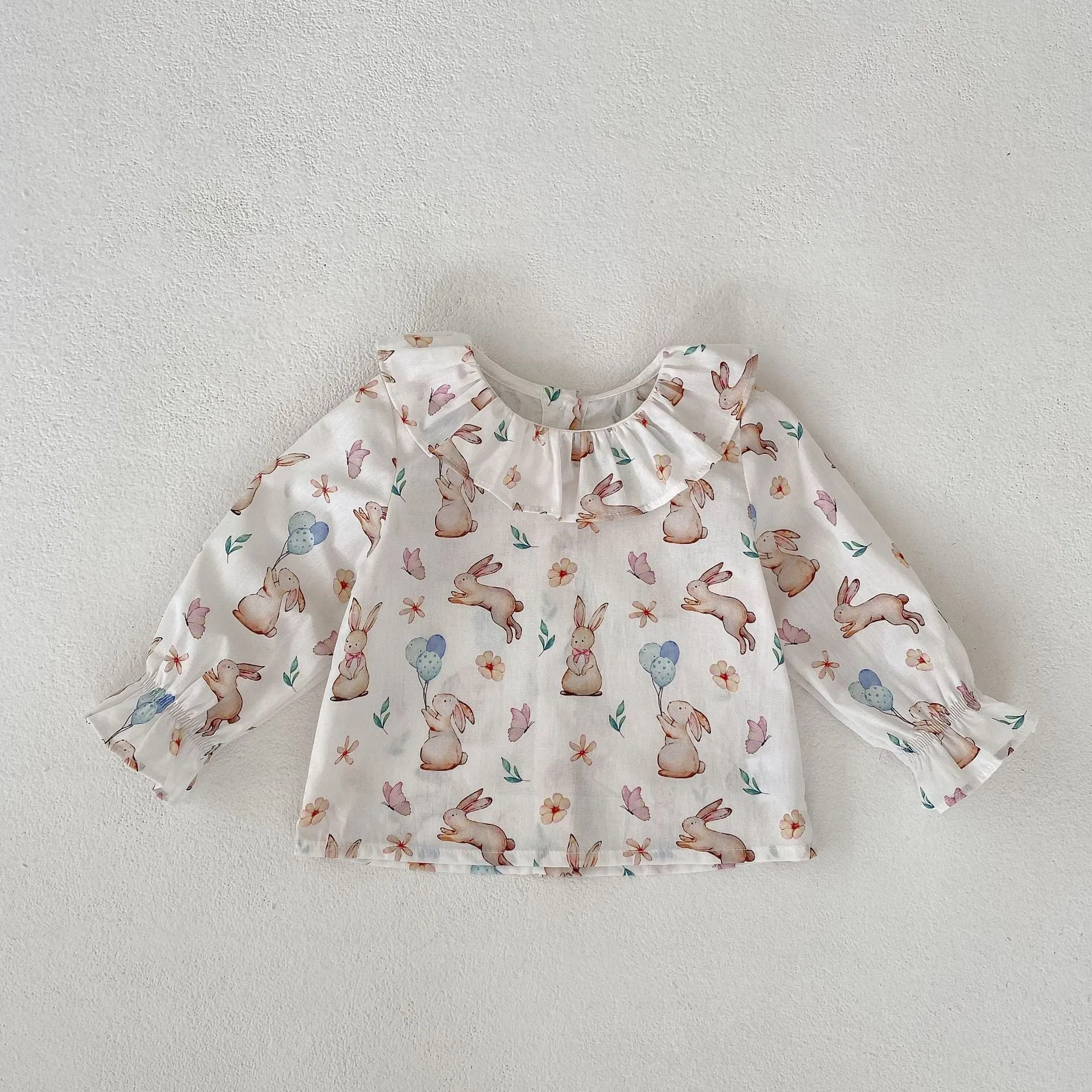 Wholesale Baby Girls Solid Color Animals Print Tops And Rompers 230828139