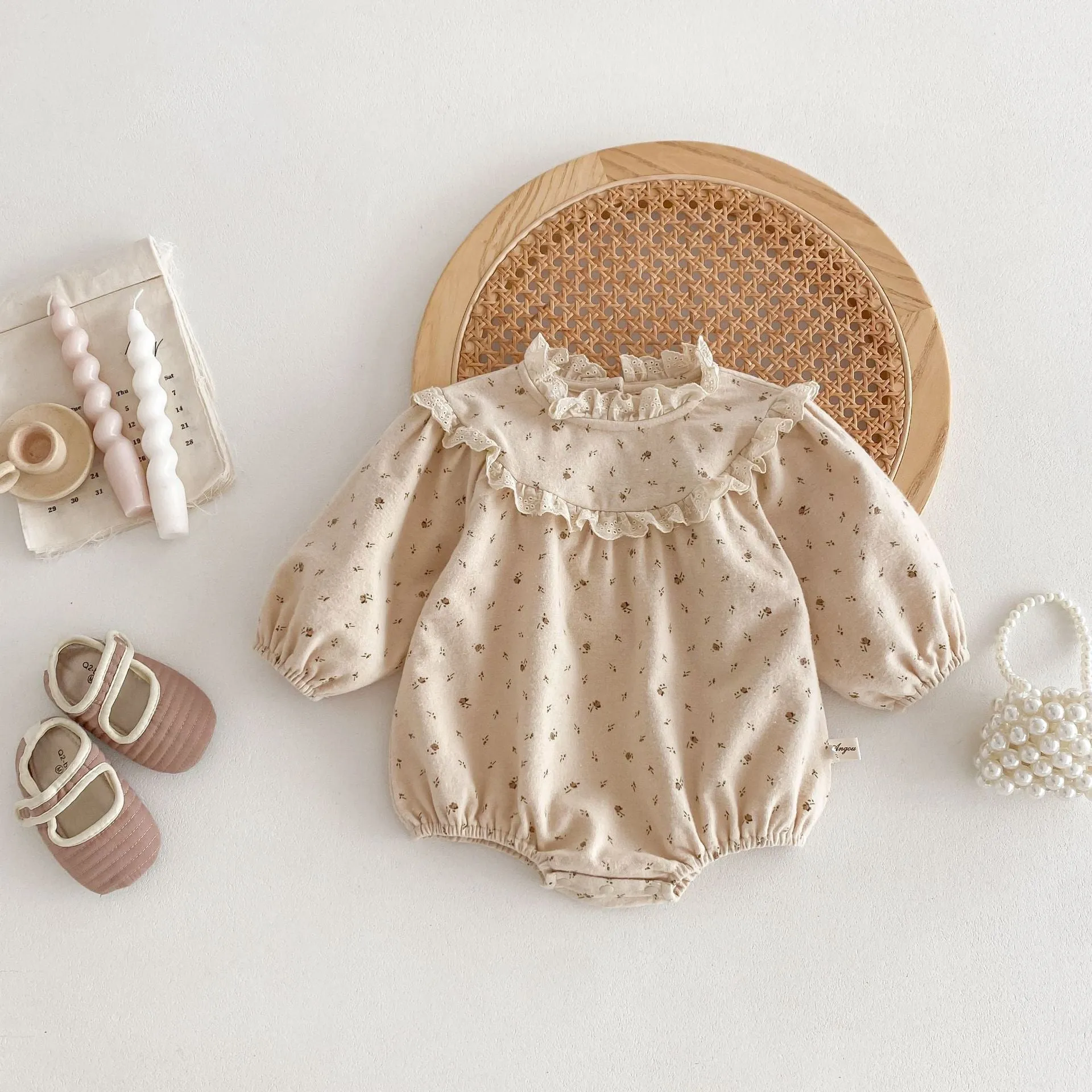 Petit Ami & Zubels Train Knit Romper