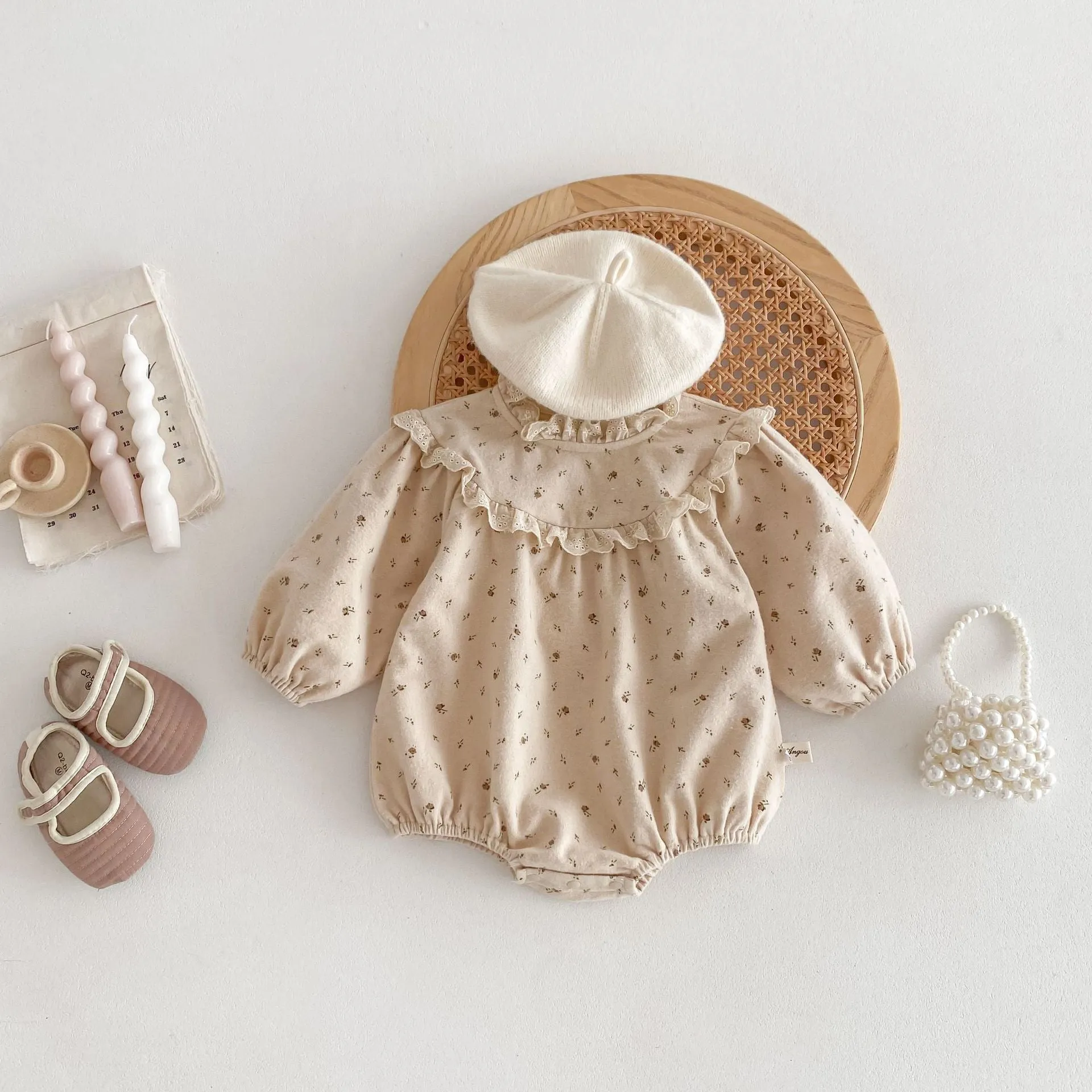 Petit Ami & Zubels Train Knit Romper