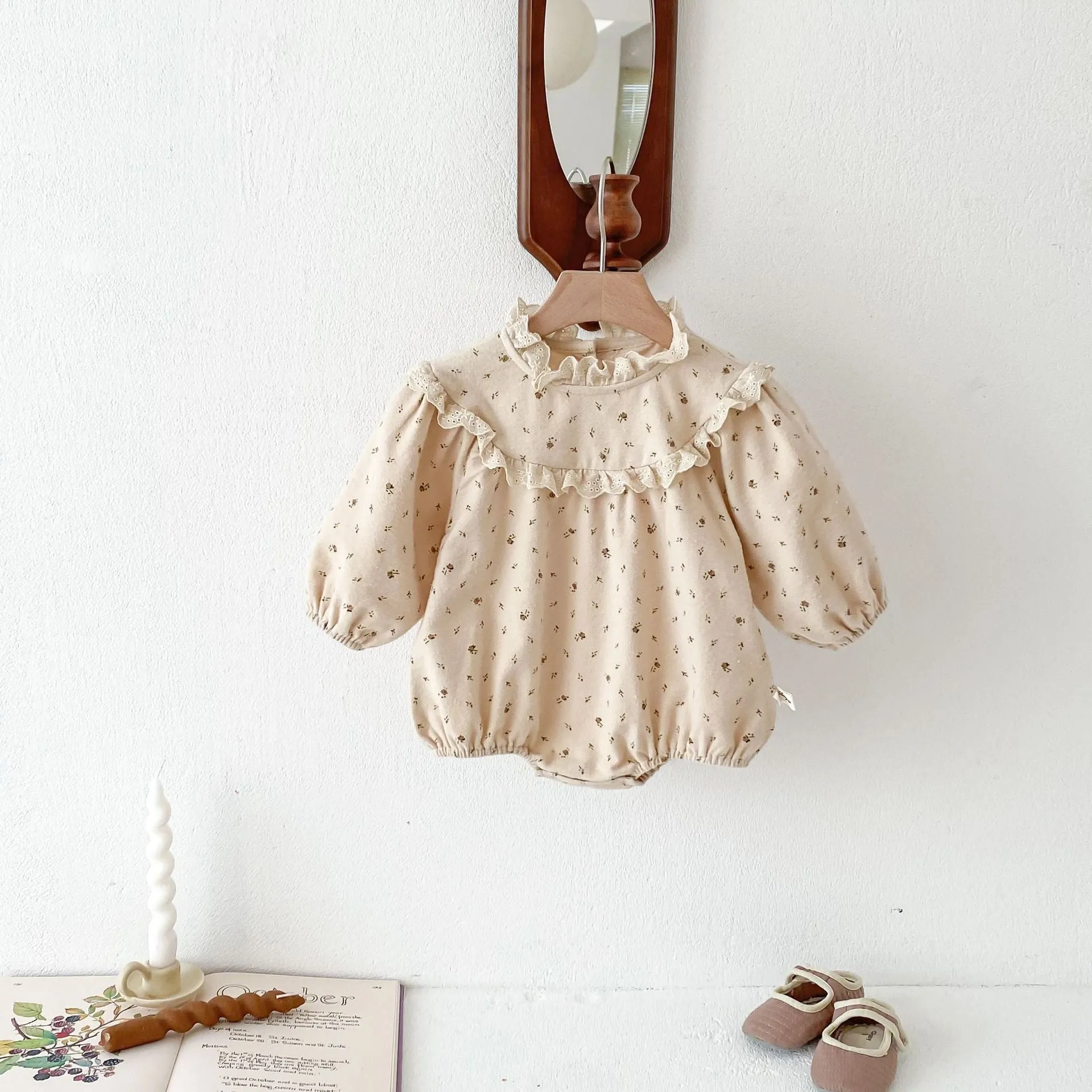 Petit Ami & Zubels Train Knit Romper