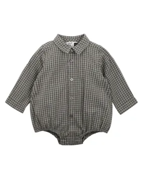 Bebe Austin Check Shirt Bodysuit