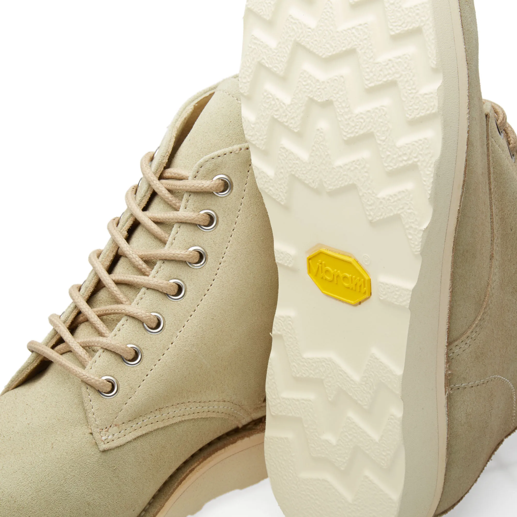 Beige SOPHNET. 7 Hole Zip Up Boot