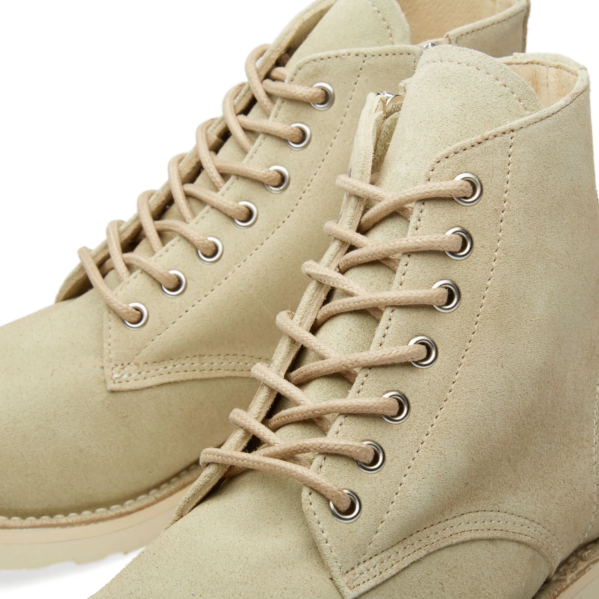 Beige SOPHNET. 7 Hole Zip Up Boot