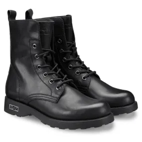 Black Biker Boots for Women