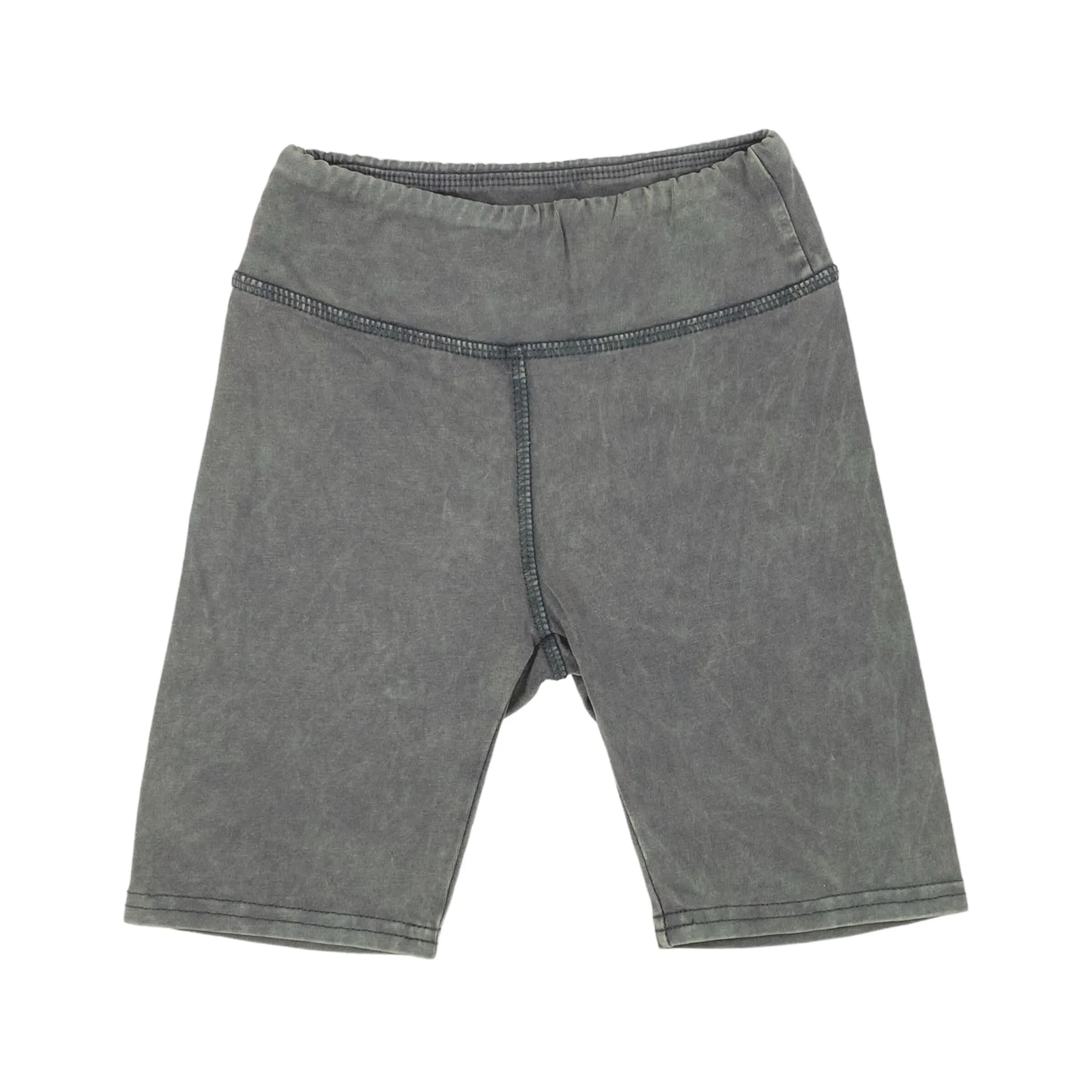 TINY WHALES LAZY DAYS BIKER SHORTS MINERAL BLACK