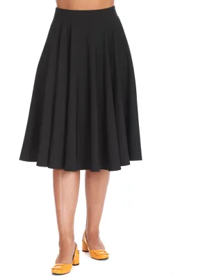 Banned Dance & Sway Retro Style Black Swing Skirt