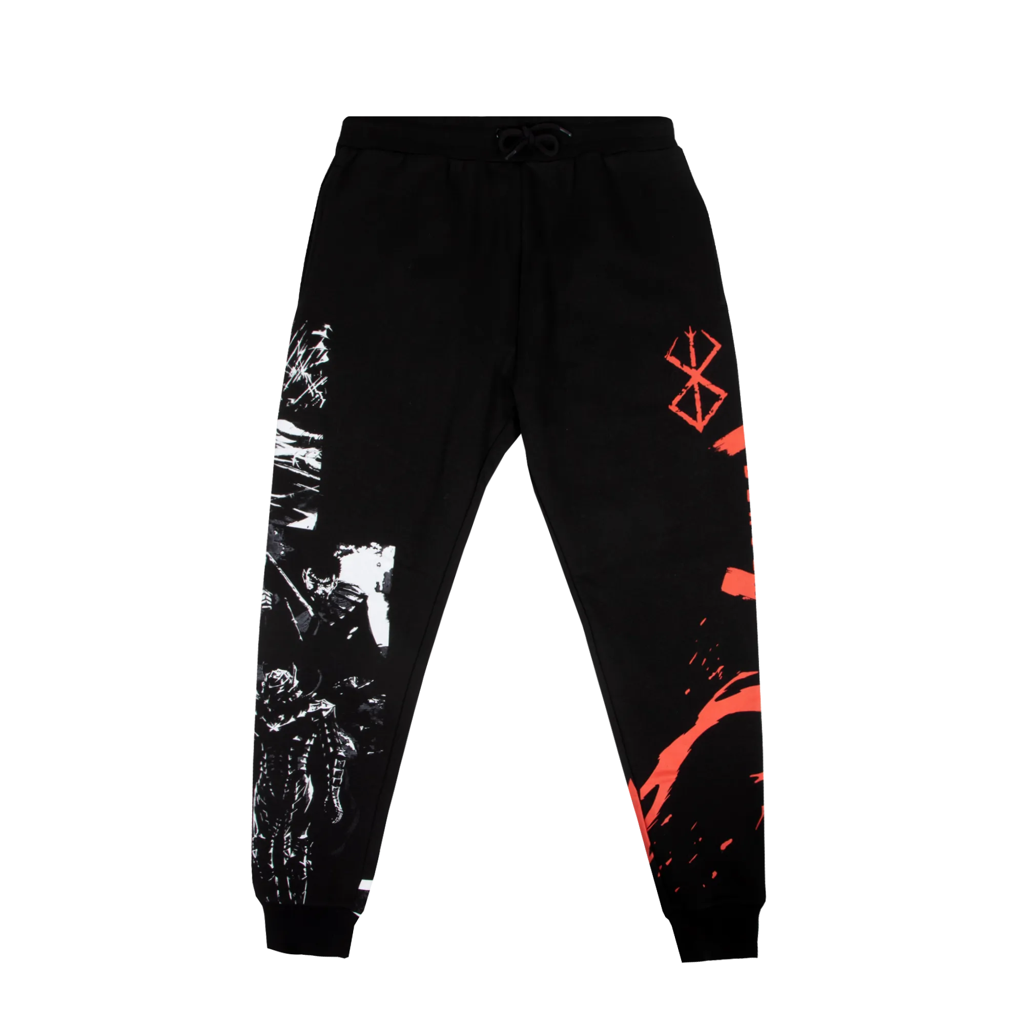 Wrapped Black Joggers