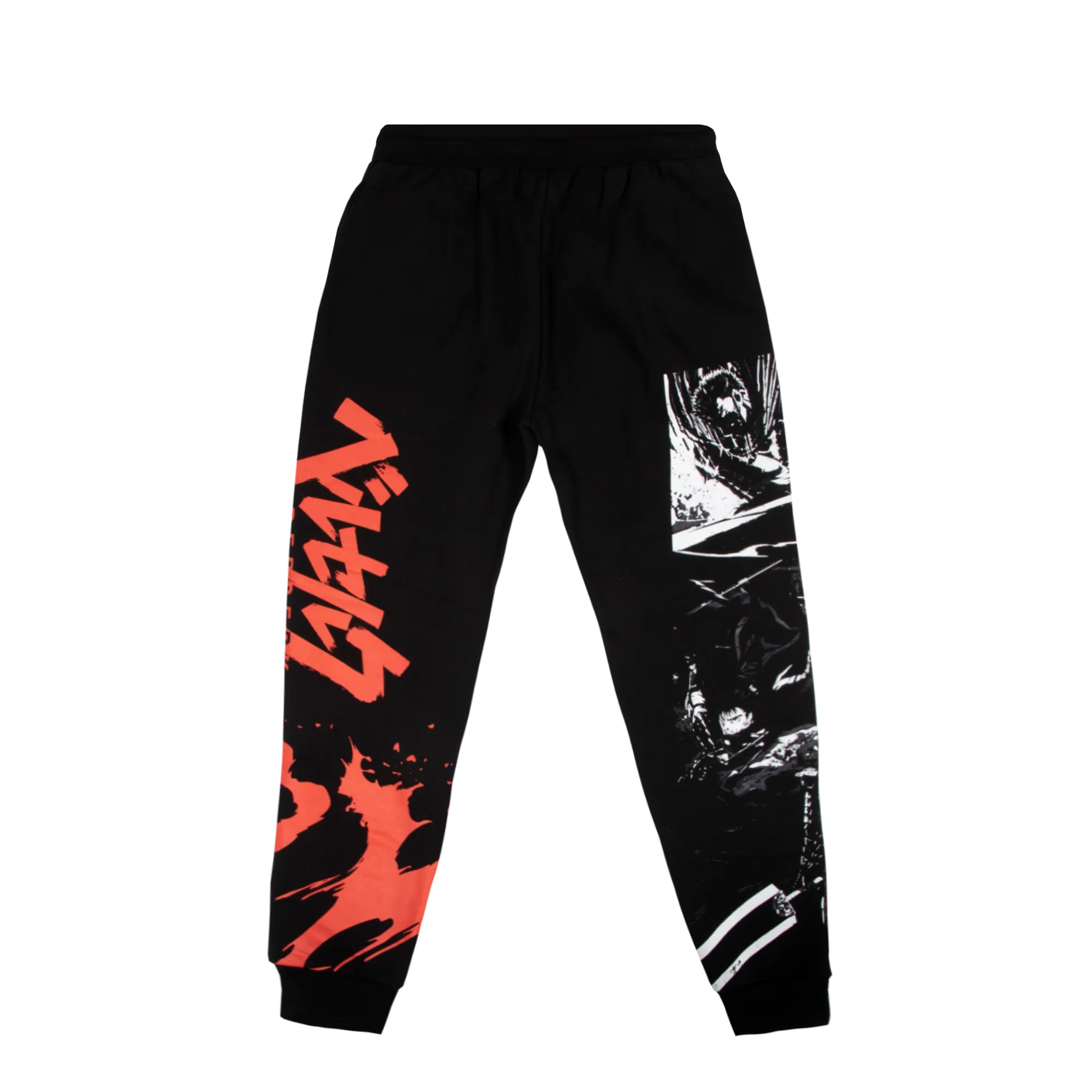 Wrapped Black Joggers