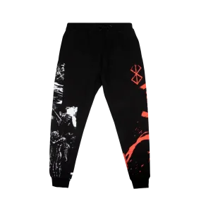 Wrapped Black Joggers