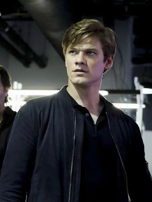 MacGyver Lucas Till Black Bomber Jacket