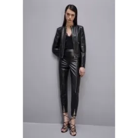 Black Women's Biker Jacket