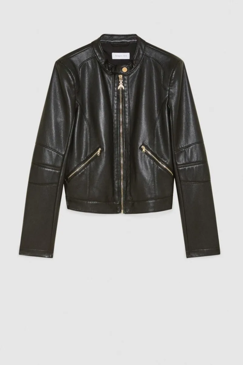 Black Women's Biker Jacket