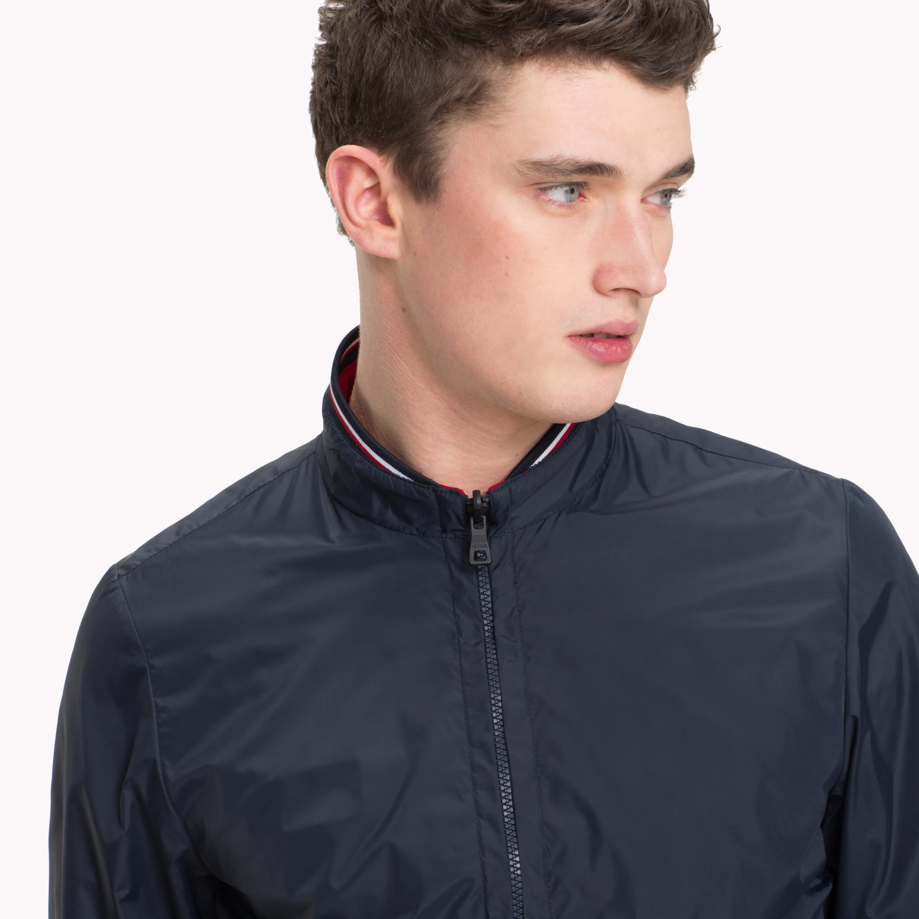 Tommy Hilfiger Blue Reversible Bomber Jacket