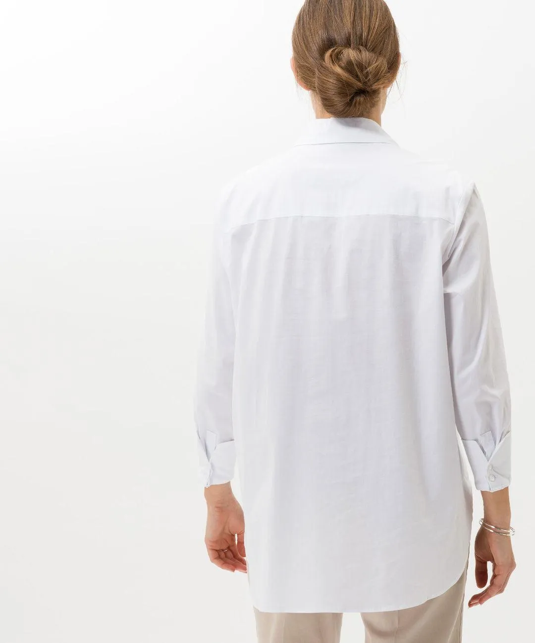 Stretch Cotton Vic Blouse by BRAX