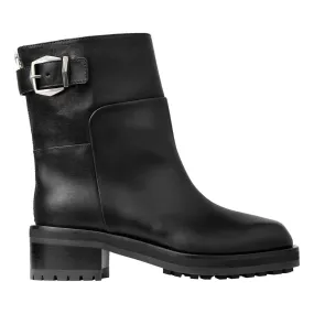 Brooklyn 50 Heeled Biker Boots - Black