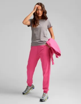 Bubblegum Pink S Organic Sweatpants,