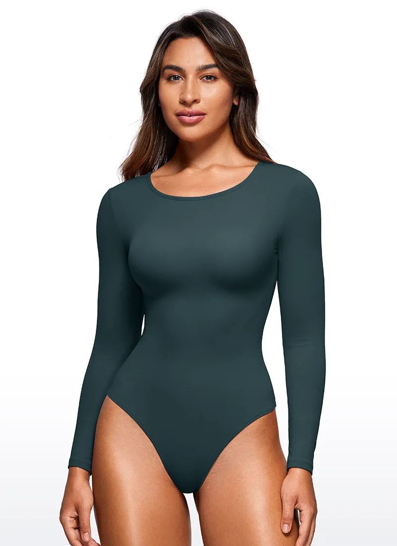 Long Sleeve Crew Neck Bodysuits