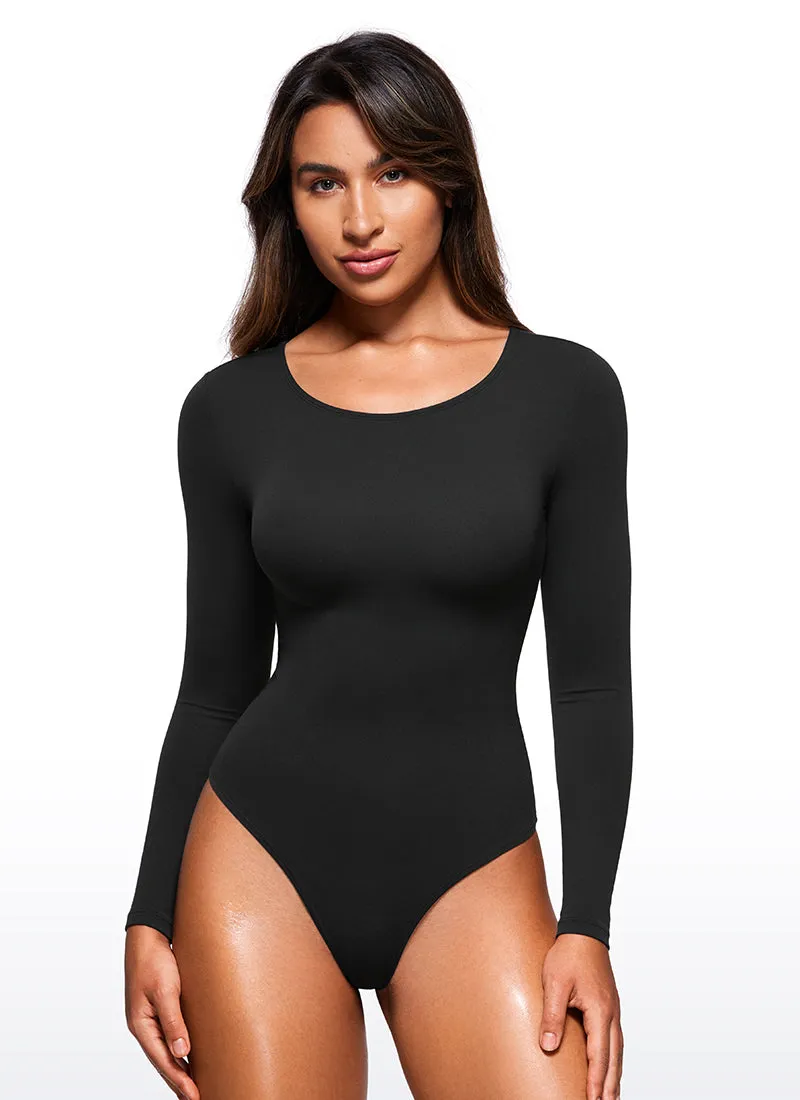 Long Sleeve Crew Neck Bodysuits