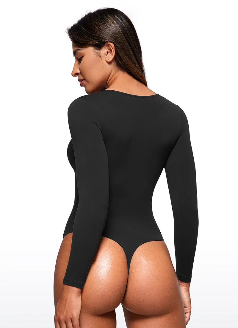 Long Sleeve Crew Neck Bodysuits