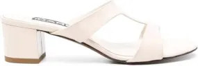 Neutrals Carel Paris Pyramide 45mm Leather Mules