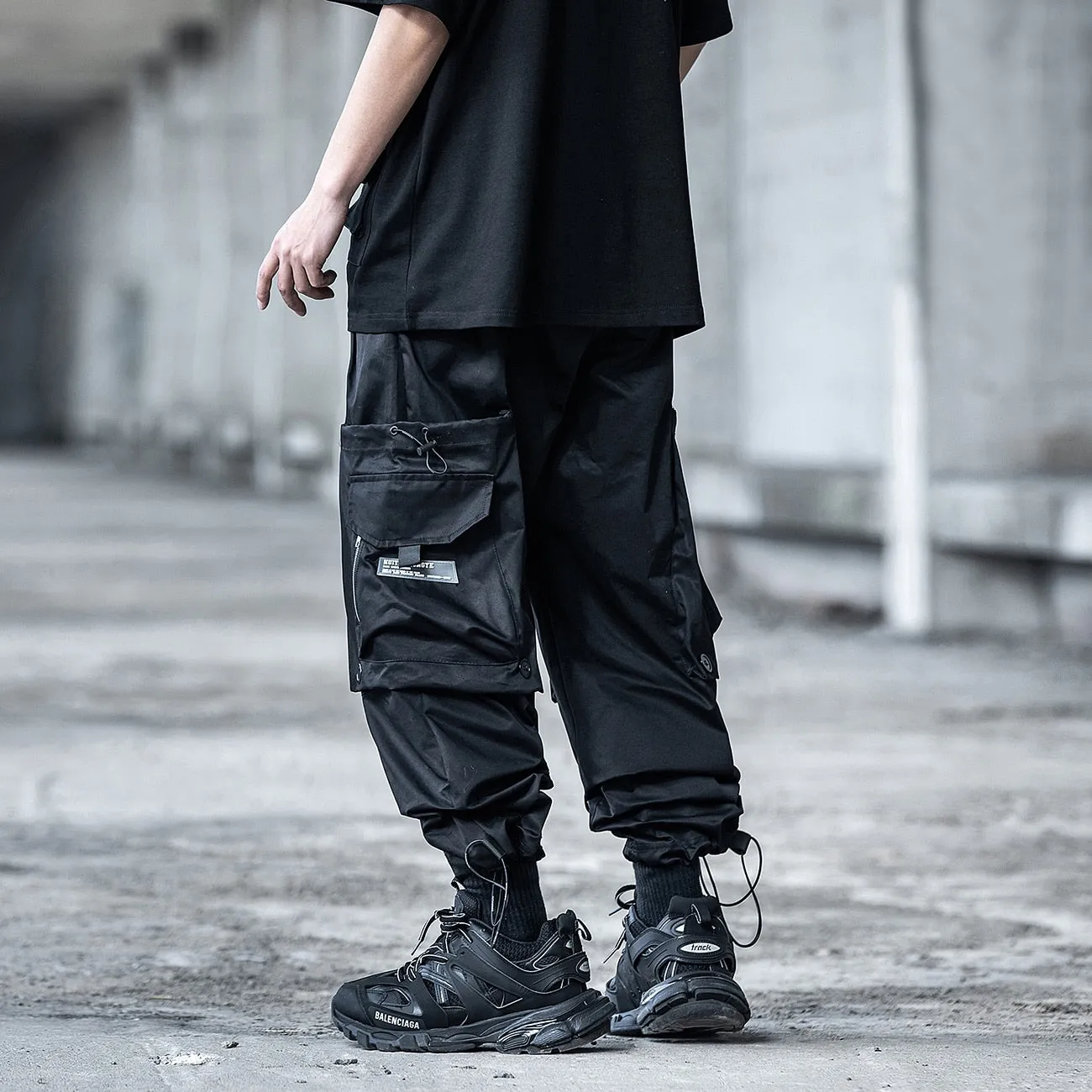 Cargo Jogger Pants with Drawstring