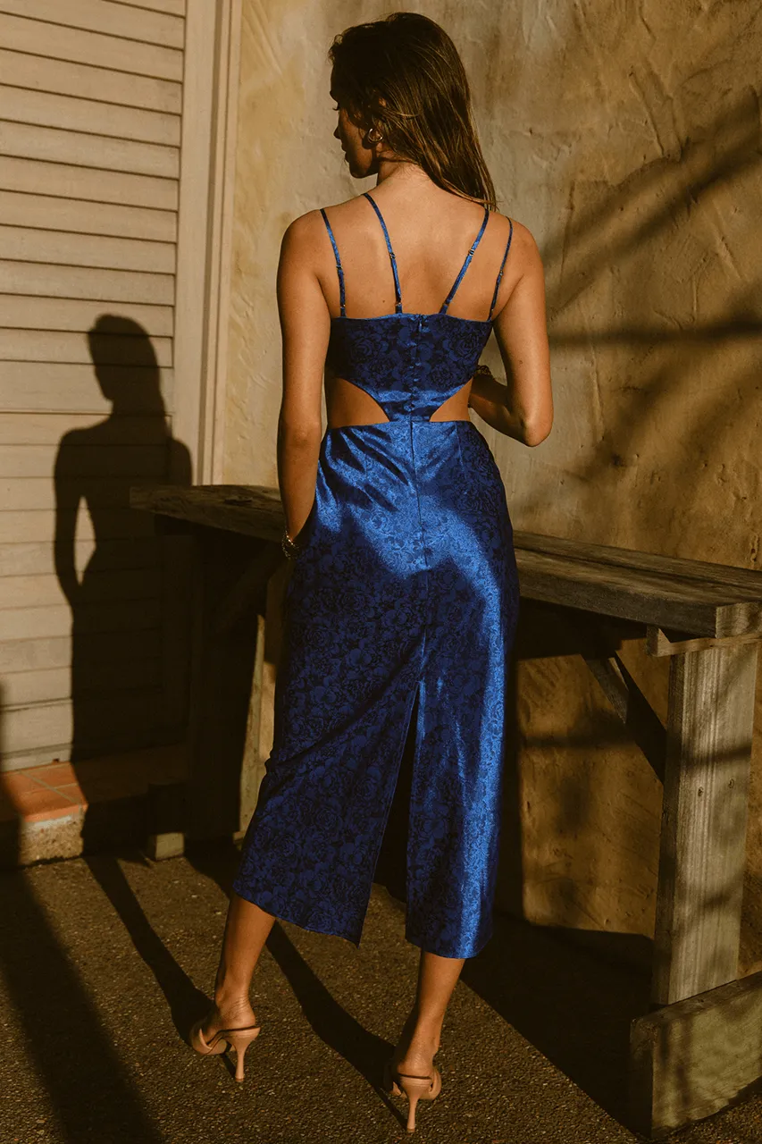 Dreamy Cobalt Slip Dress