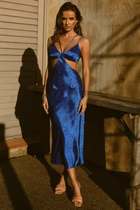 Dreamy Cobalt Slip Dress