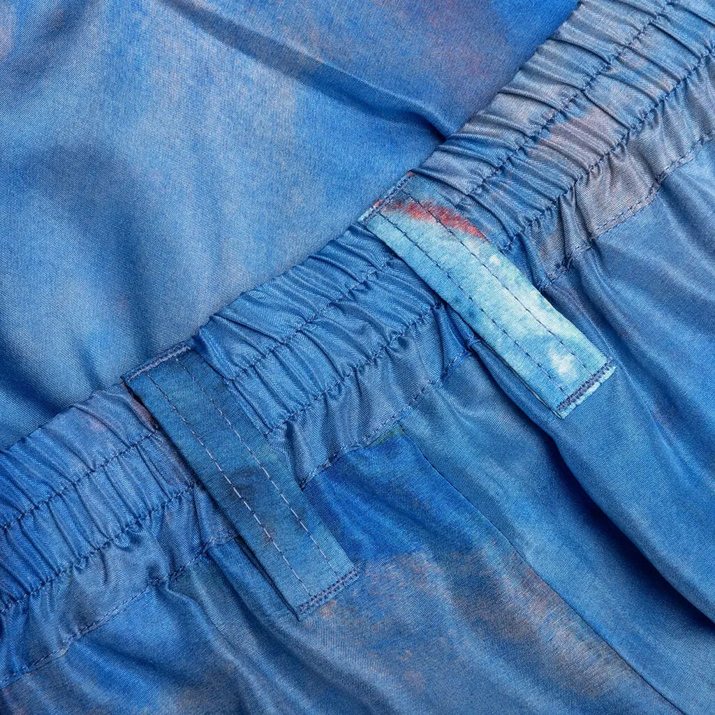 Cobalt Silk Stretch Shorts