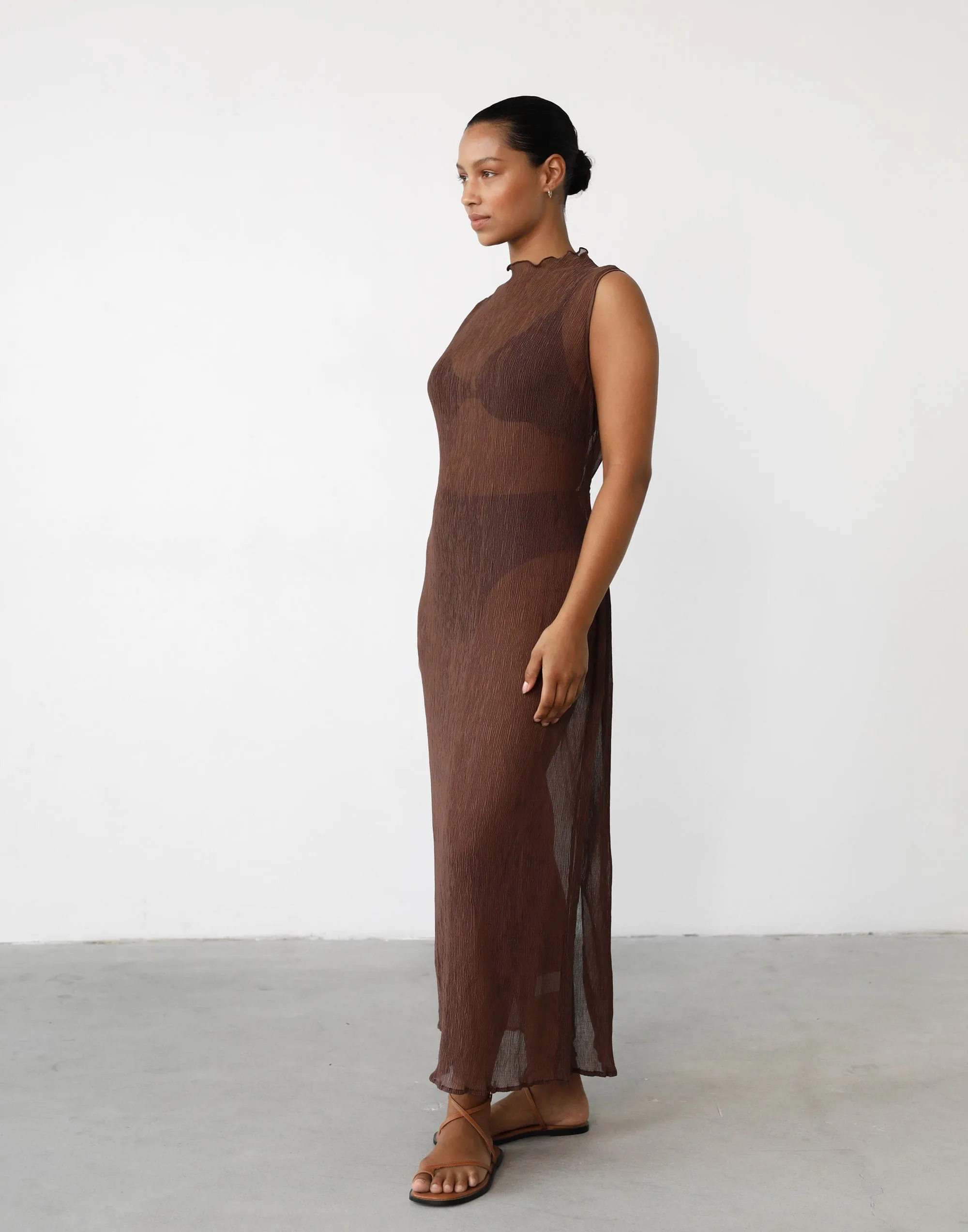 Solar Maxi Dress Cocoa