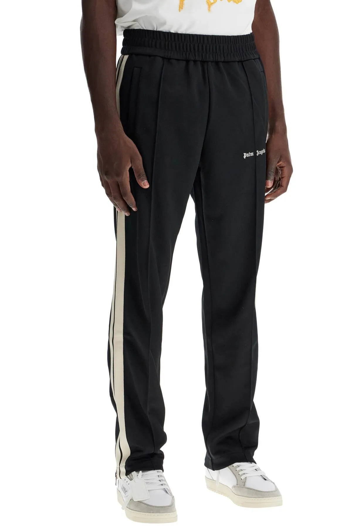 Joggers with Contrast Bands and Track Design