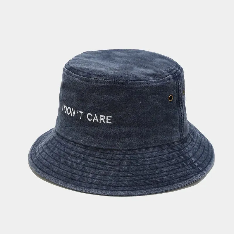 Cotton Embroidered Bucket Hats