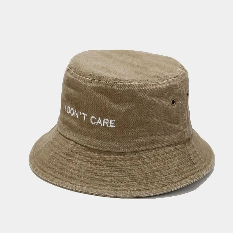 Cotton Embroidered Bucket Hats