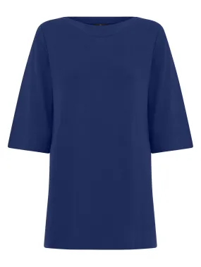 3/4 Sleeve Viscose Crêpe Jersey Top - Salsa