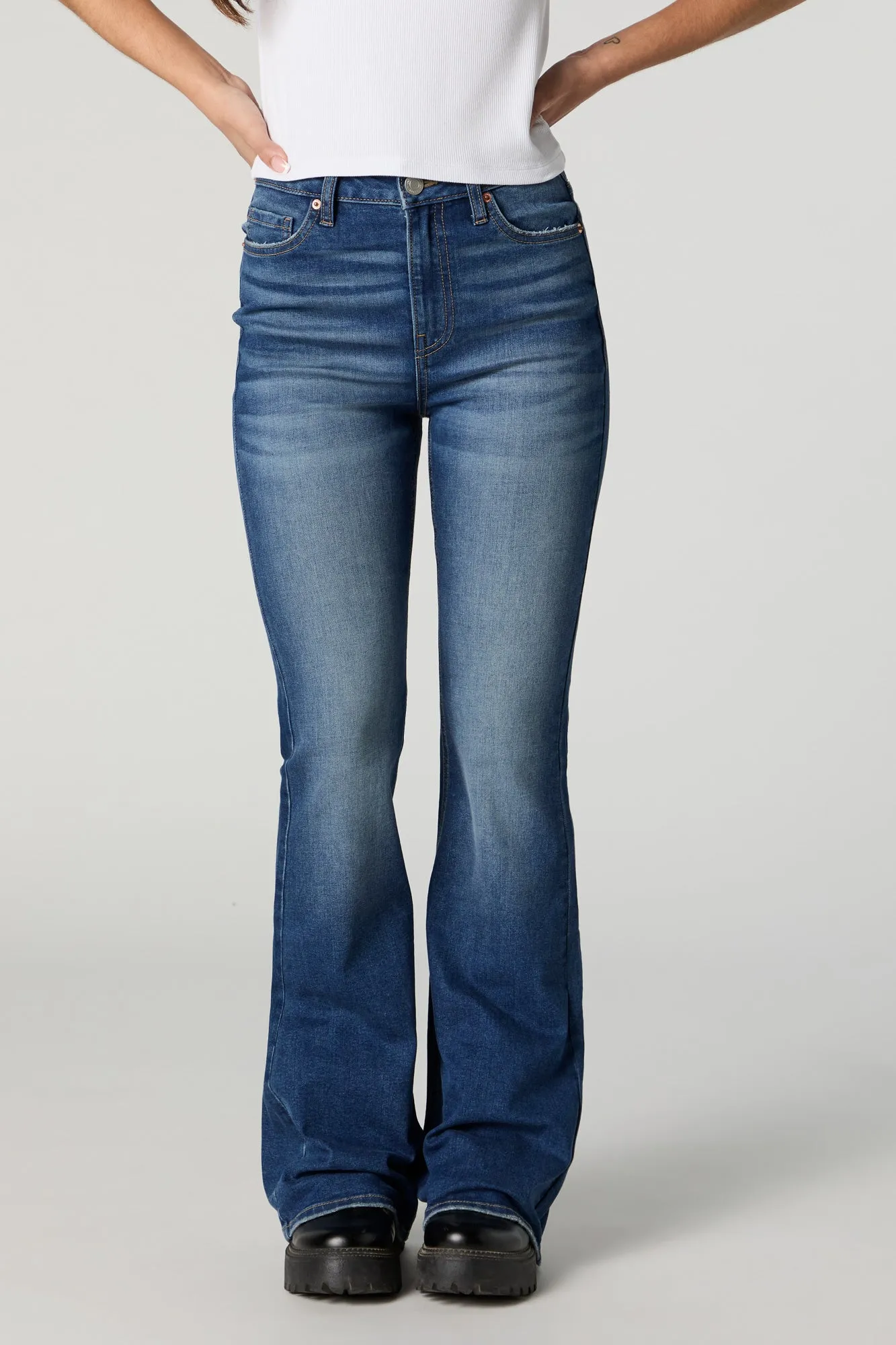 Vintage High-Rise Flare Jeans