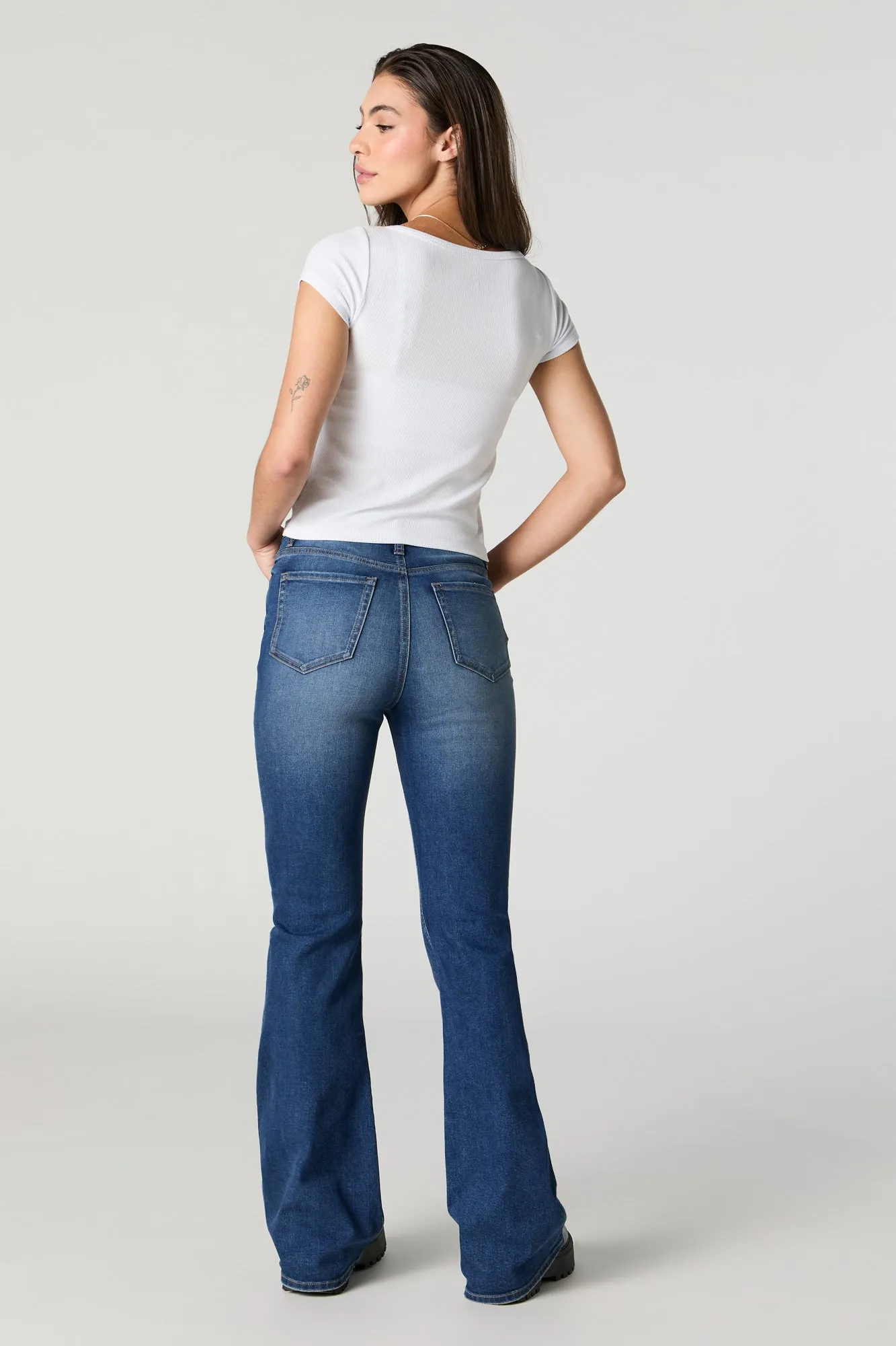 Vintage High-Rise Flare Jeans