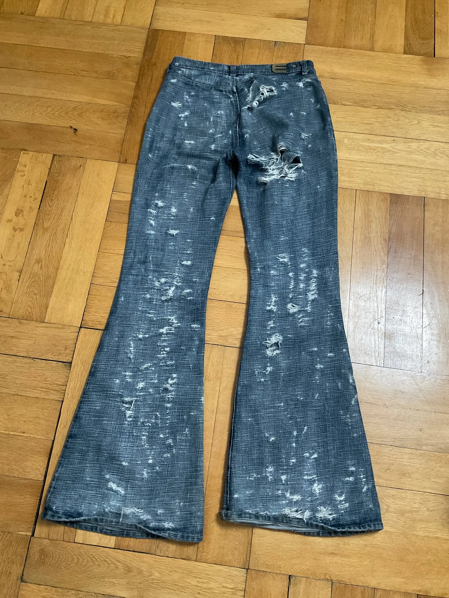 Distressed Denim Pants