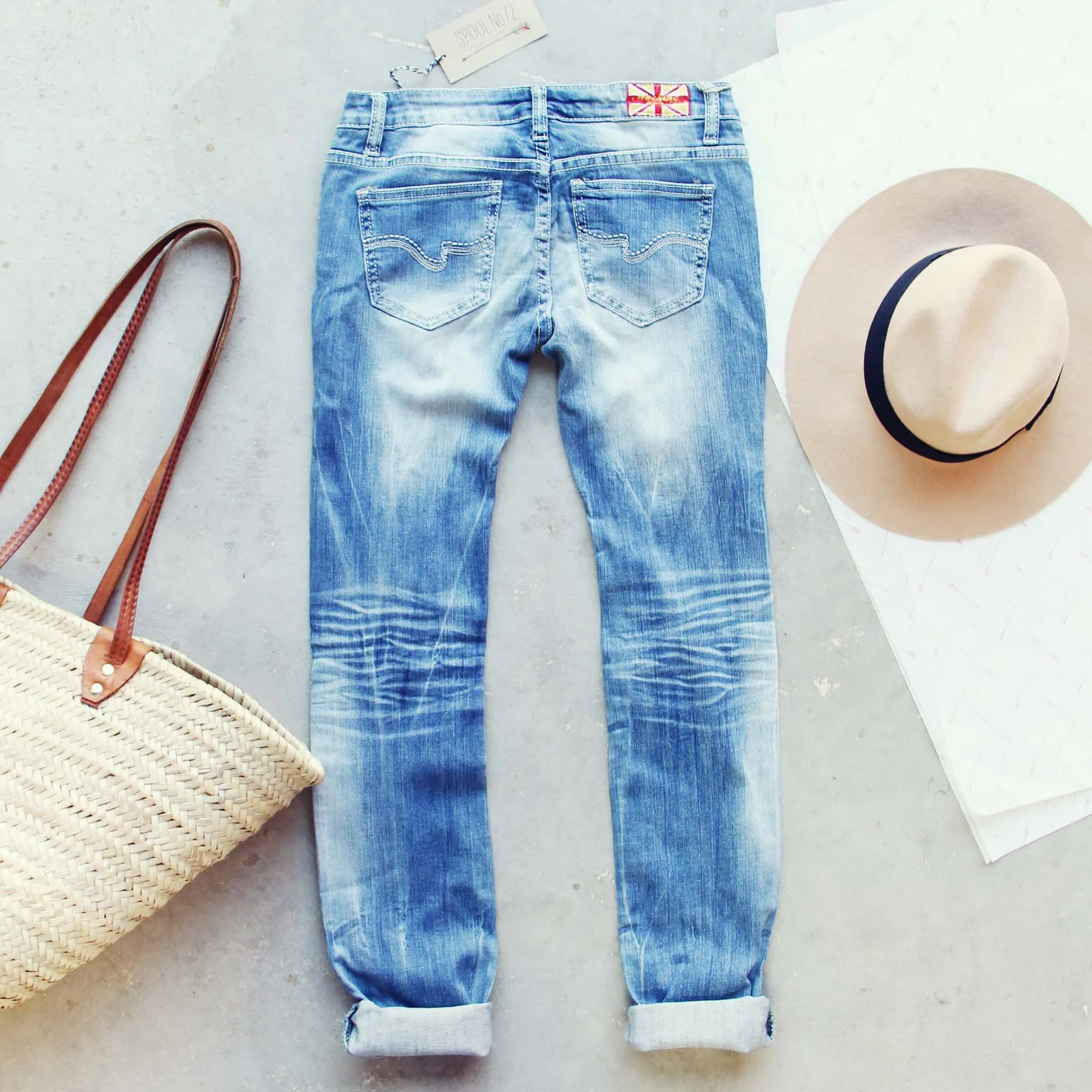 Driftwood Distressed Denim Jeans